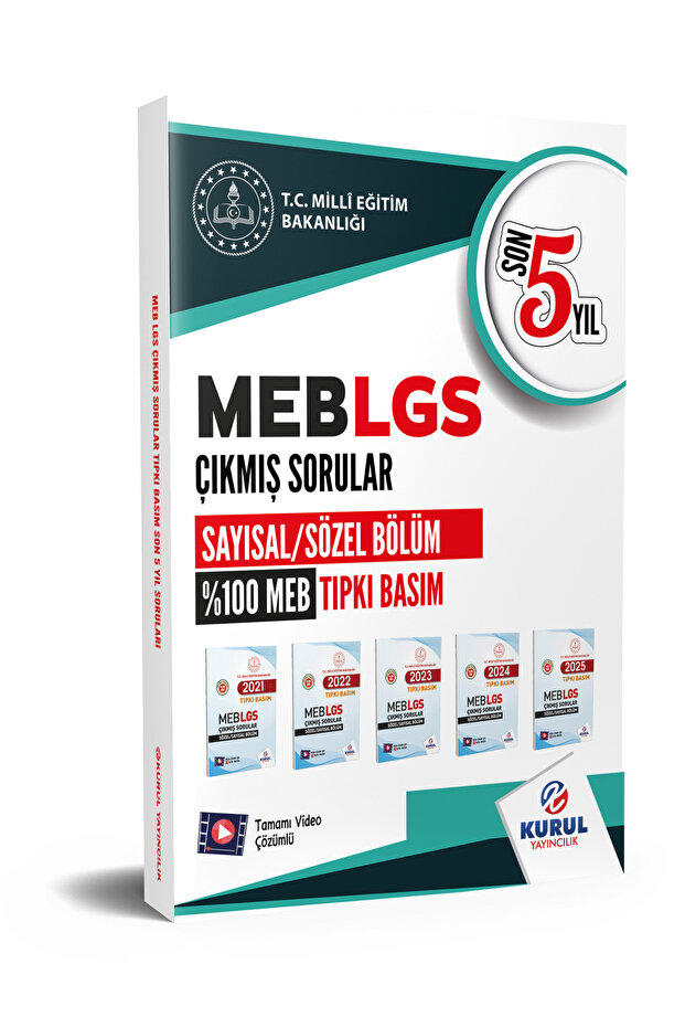 Kurul Yayıncılık 2026 8.sınıf Lgs Çıkmış Sorular Son 5 Yıl Tıpkı Basım Fasikülleri Tamamı Video Çözümlü