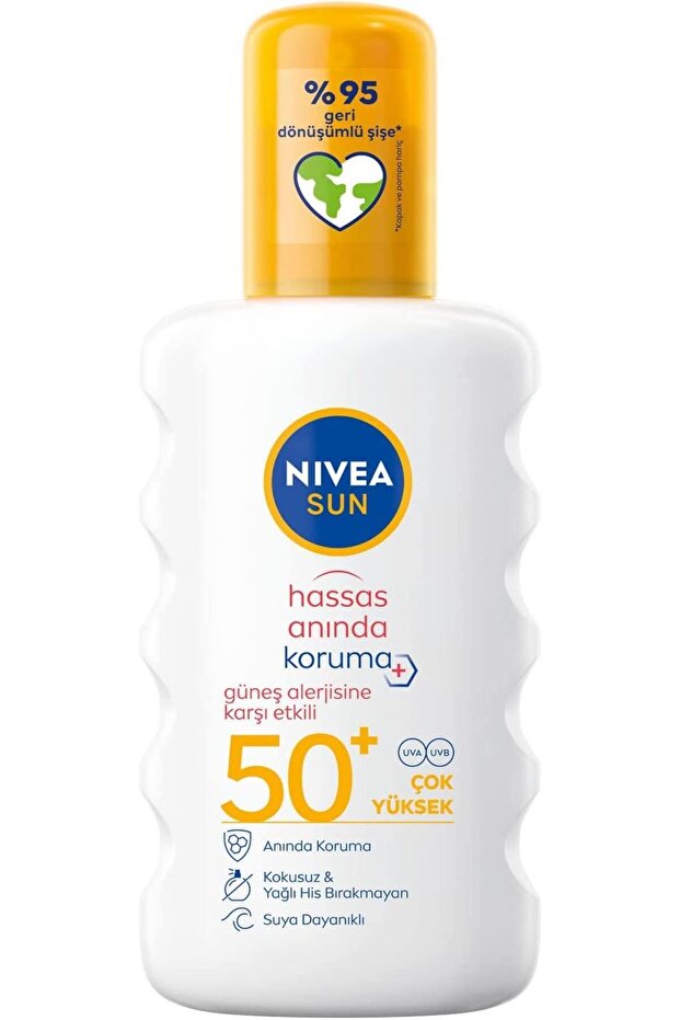 Sun 200 Ml Sprey - Hassas Anında Korm Spf50+ - 1