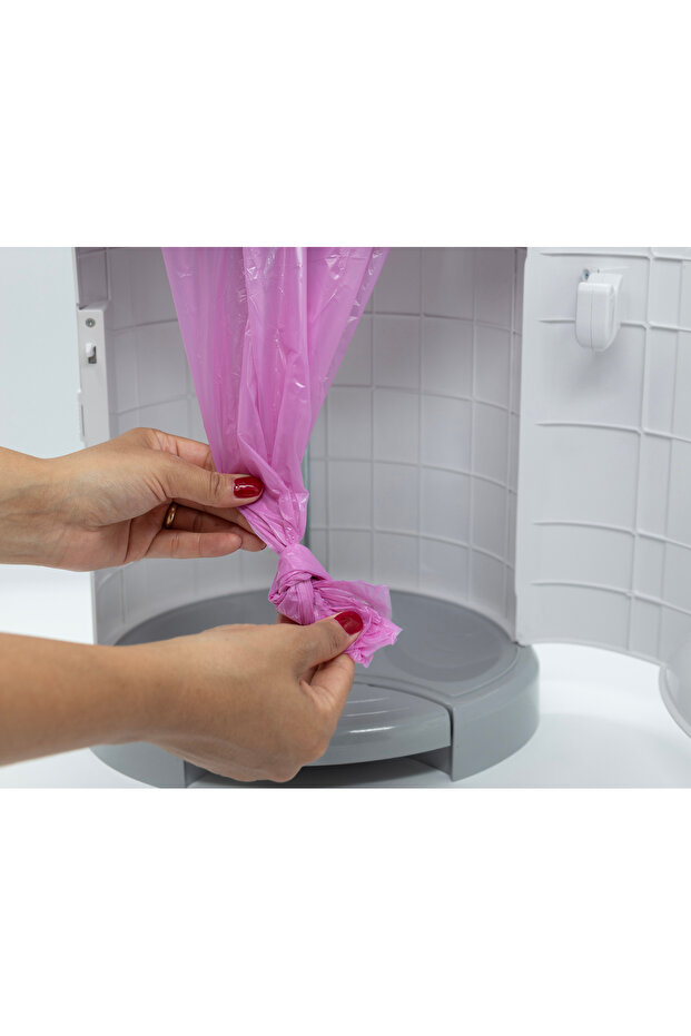 16lt Çöp Kutuları Ile Uyumlu 2500 Bebek Bezi Kapasiteli Kokulu 5 Paket Yerli Çöp Poşeti - 5