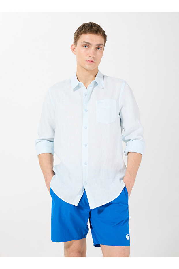 Mavi Erkek Şort Mayo J5WM-MY7514 - 1