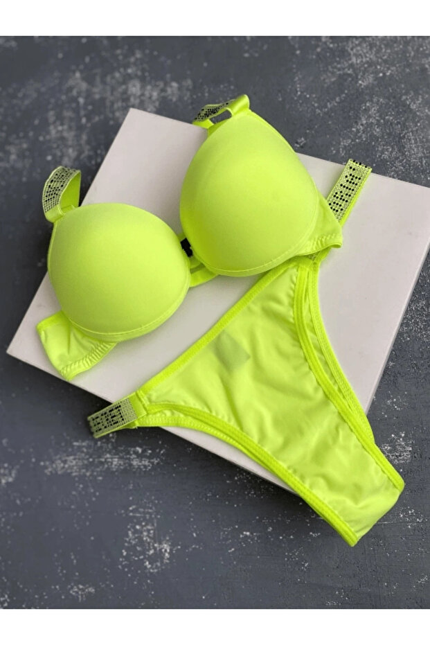 STONE SUPPORTED BRA SET - 3