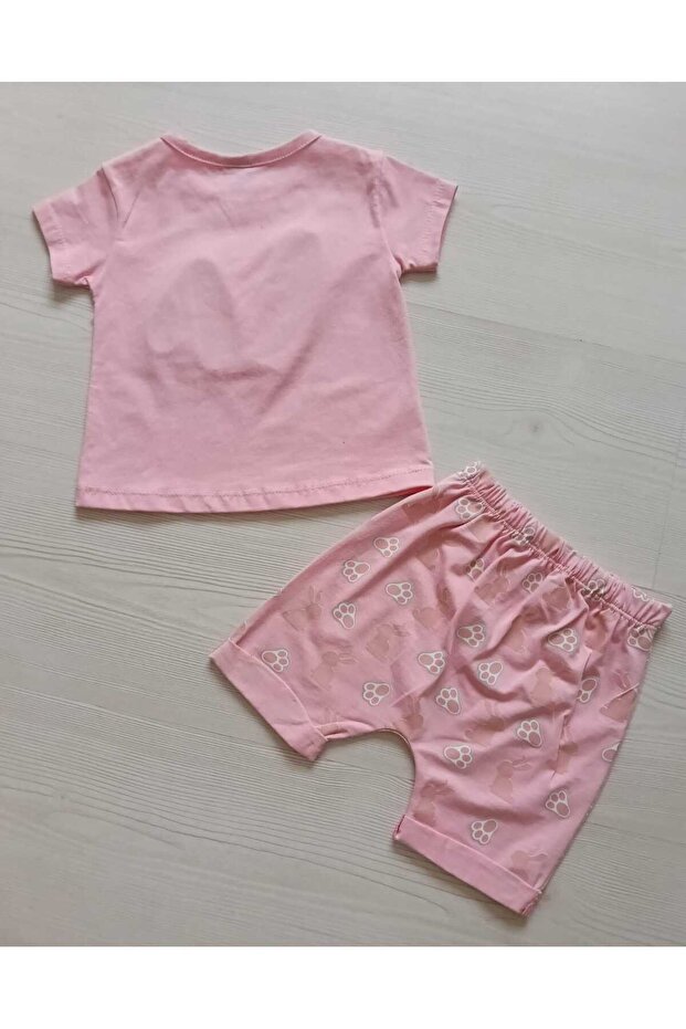 Rabbit Patterned Shorts Set - 5