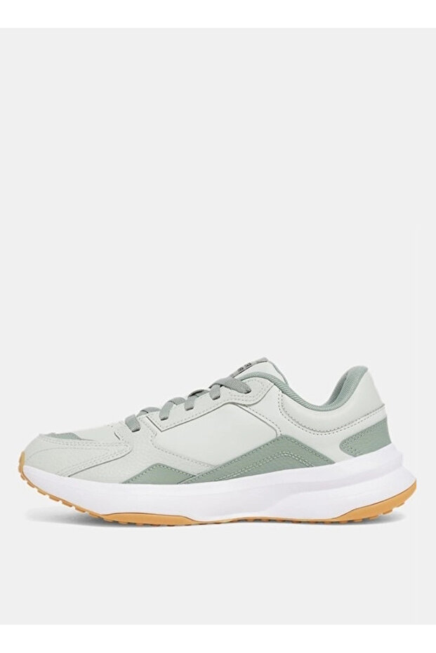 3028375-378 UA Edge LTHR Yeşil Erkek Lifestyle Ayakkabı - 2