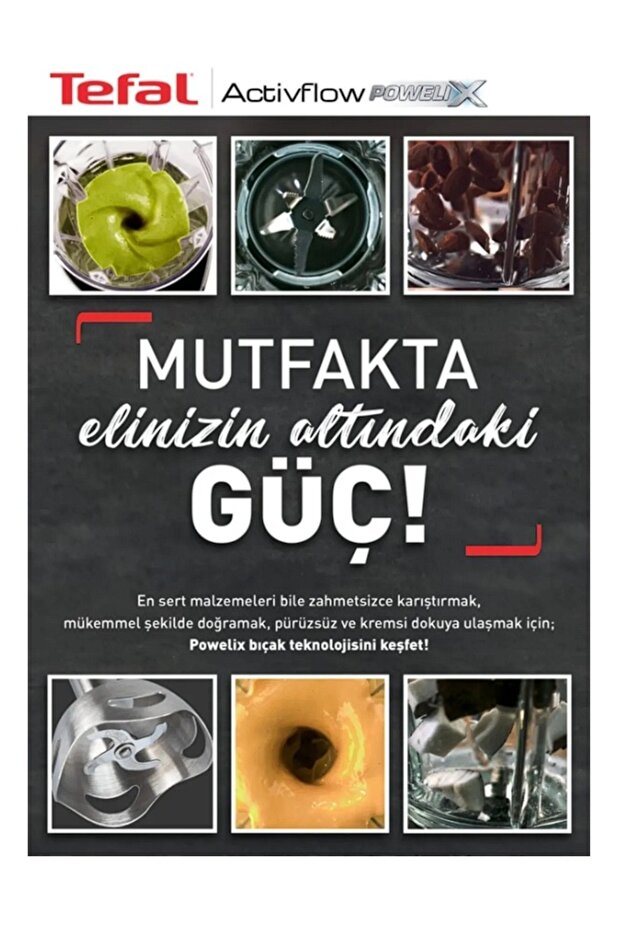 Powelix Cam Hazneli Premium Blender Seti 1500 W - In En Güçlüsü Mutfak Robotu - 3