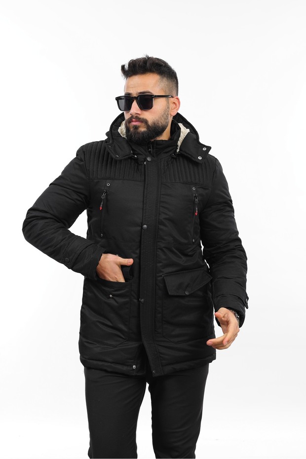 KIŞLIK SEYYAR KAPŞONLU MONT - 1