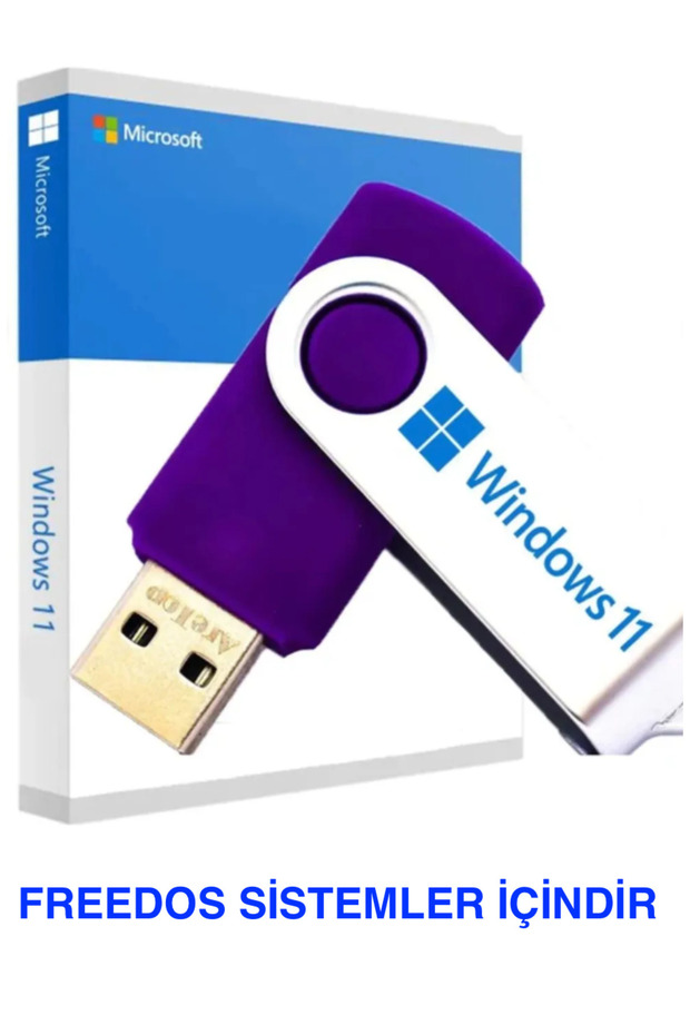Windows 11 Işletim Sistemli Formatlık Usb Bellek ( Lisans Hediyeli ) - 1