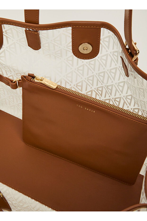 Oblique Monogram Şeffaf Alışveriş Çantası - 4