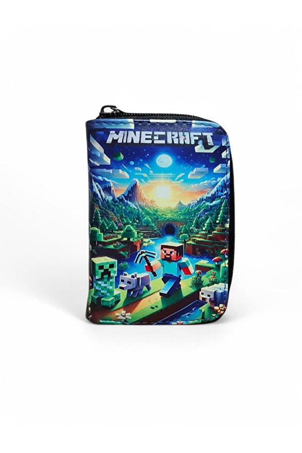 Minecraft Desenli Çocuk Cüzdan - 1
