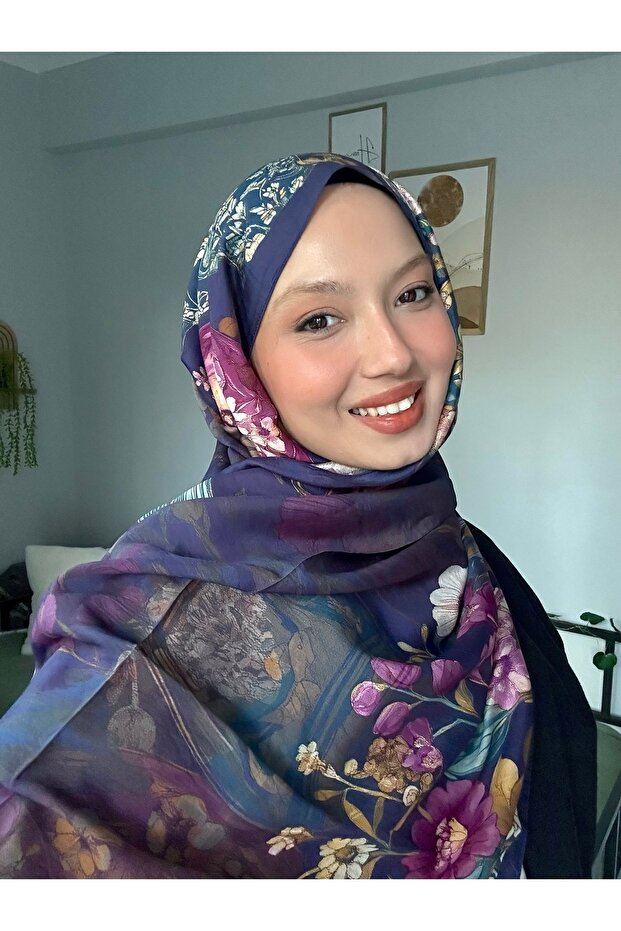 Tasarım İpek Şal - 1