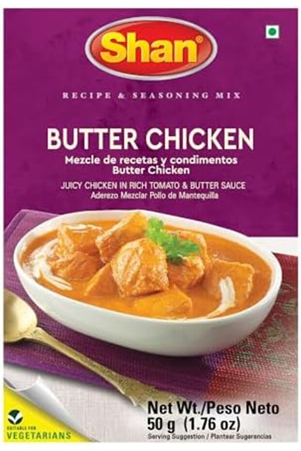 Butter Chicken Recipe & Masala Mix 50g