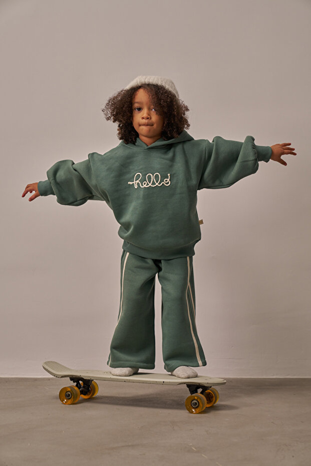 Nefti Hello Nakışlı Alt Üst Takım - 7