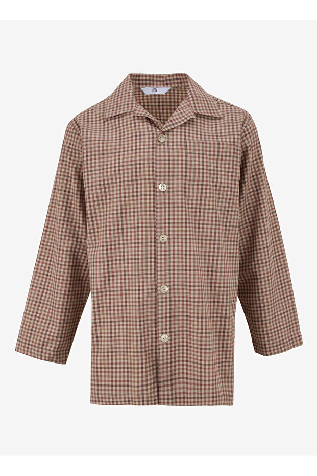 The Don Kahve Erkek Pijama Takımı TDNPJM001030 - 1