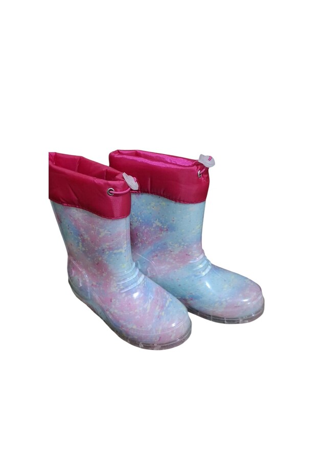 EMEKPLASTİK Çocuk bot kar botu Yağmur ve kar geçirmez Kürklü Bot - 5