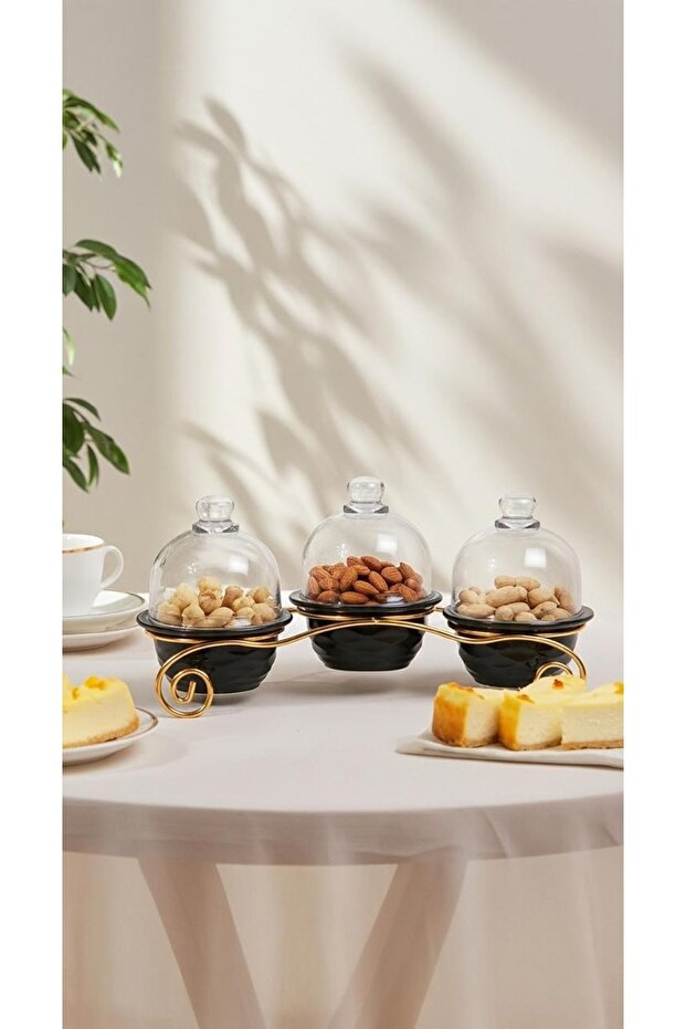 استاند حلويات بغطاء شفاف. - 1