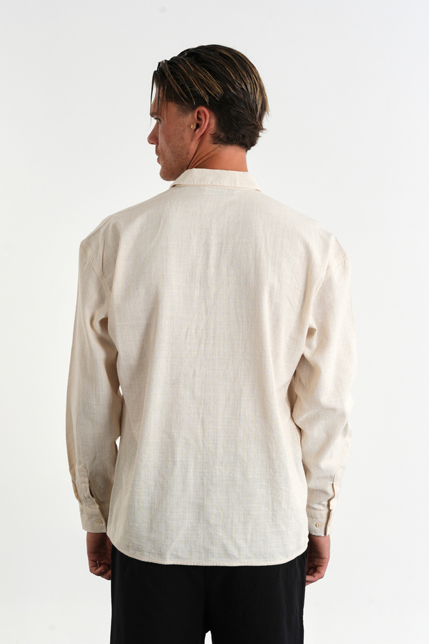 Comforted Erkek Oversize Pamuk Gömlek - 7