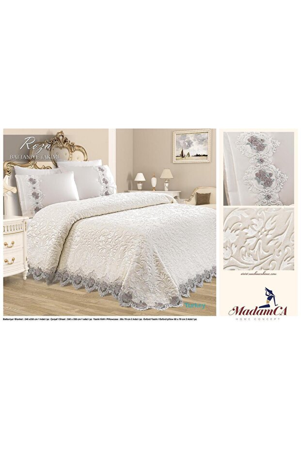 Rosa - Double Blanket Set - Boxed - - 1