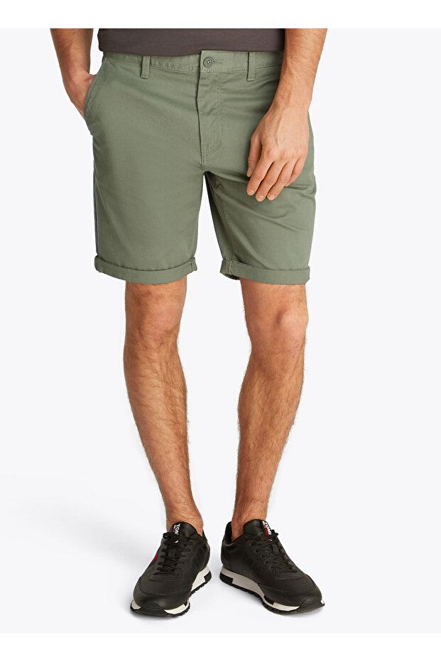 Denim Şort, 31, Yeşil - 2