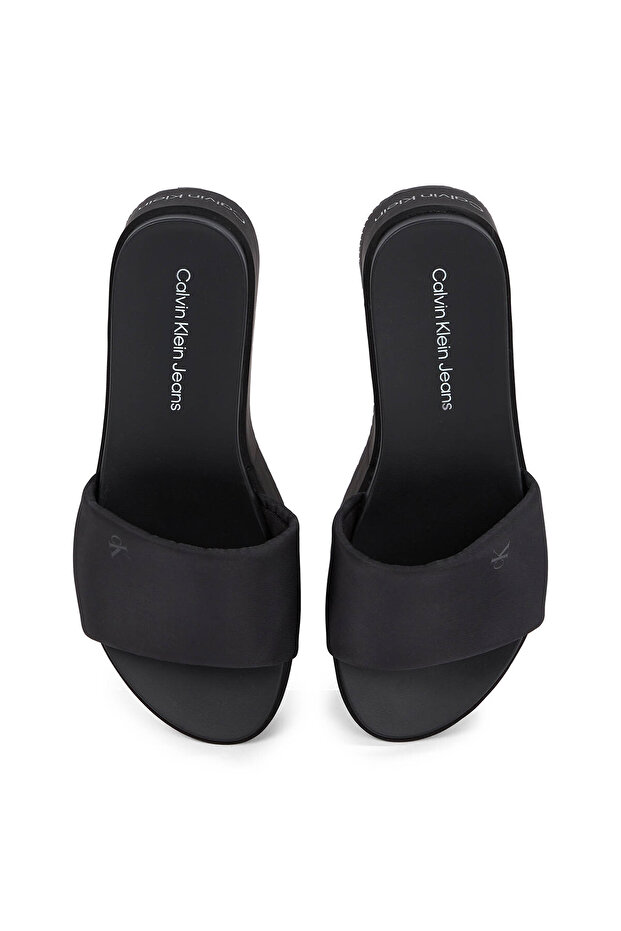 FLATFORM SANDAL SLIDE IN NYLON Terlik - 4