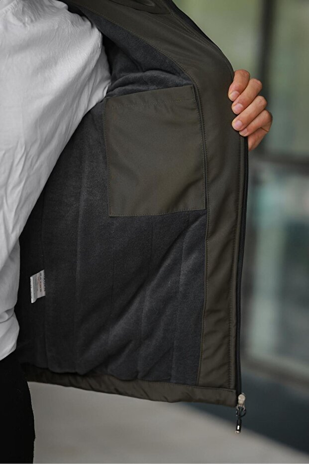 KIŞLIK KAPÜŞONLU ERKEK MONT - 6