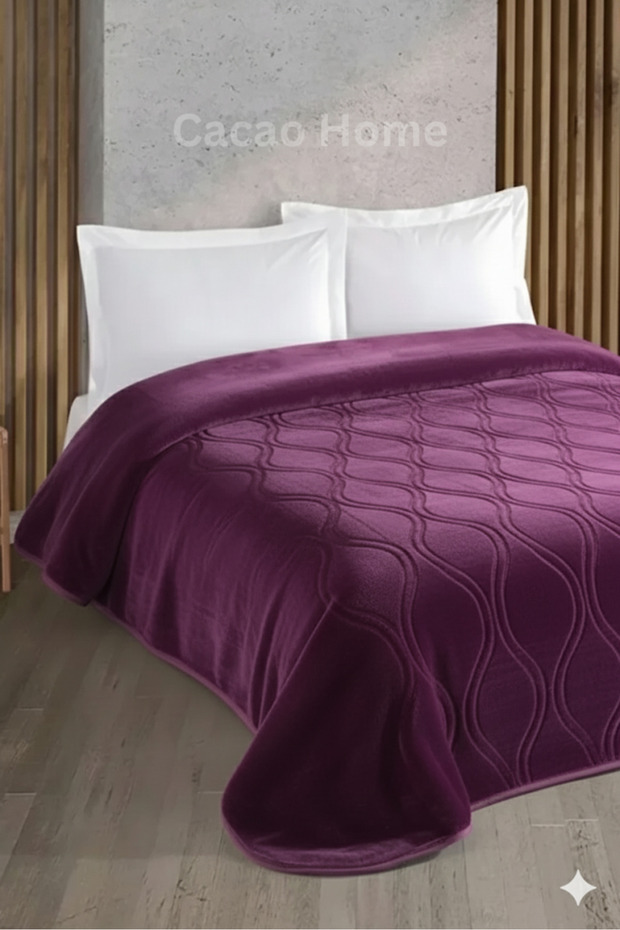 بطانية مفردة من الكريستال - منقوشة سميكة - 1