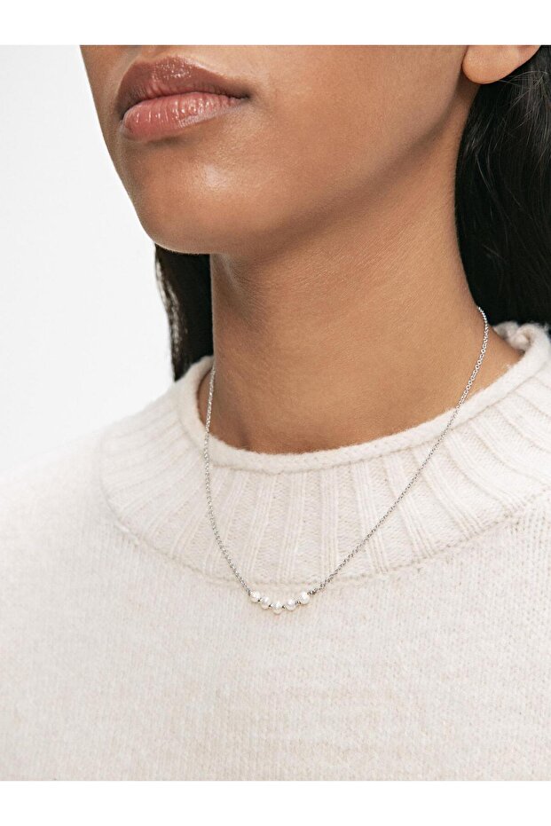 İncili Gold Kolye - 1