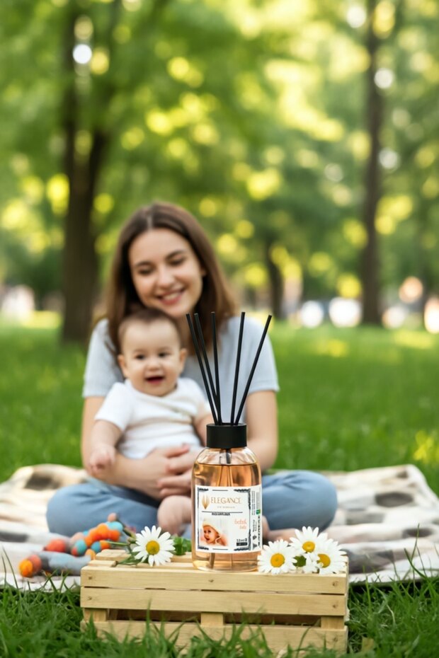 Bebek Reed Diffuser Bambu Çubuklu Oda Kokusu (55 Ml) - 7