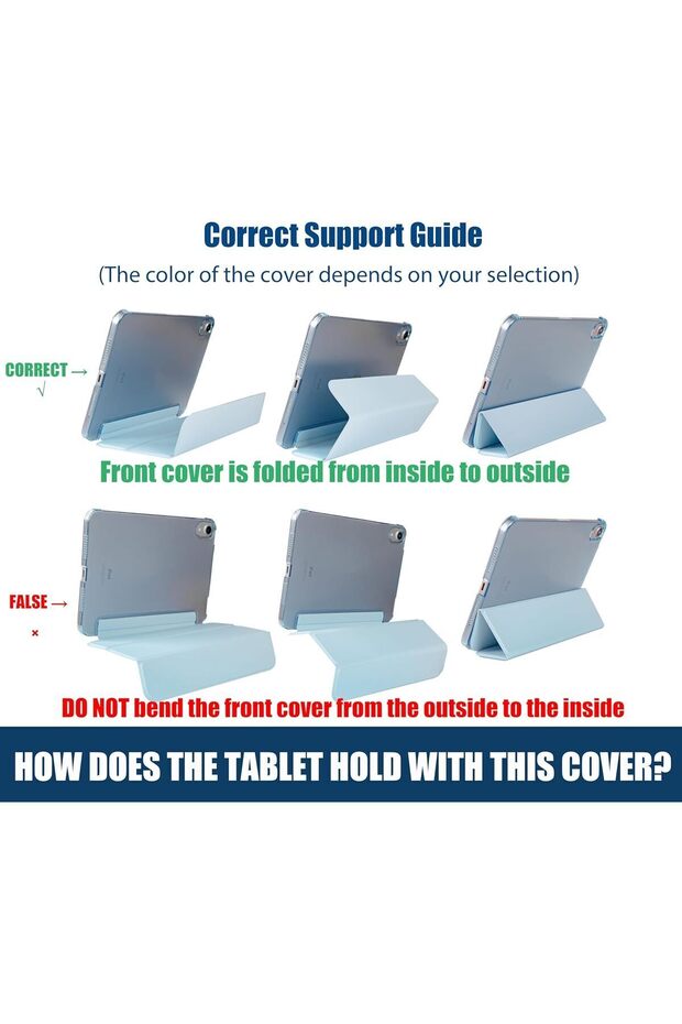 İpad 11 A16 2025 10. Nesil 10.9 Güçlü Manyetik Smart Kapak Devrilmez Stand Uyku Modlu Tablet Kılıfı - 7