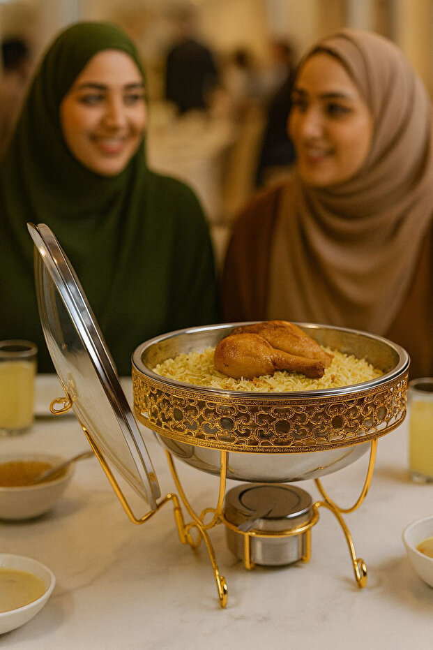 سخان بوفية لتسخين الطعام 4 لتر - 1