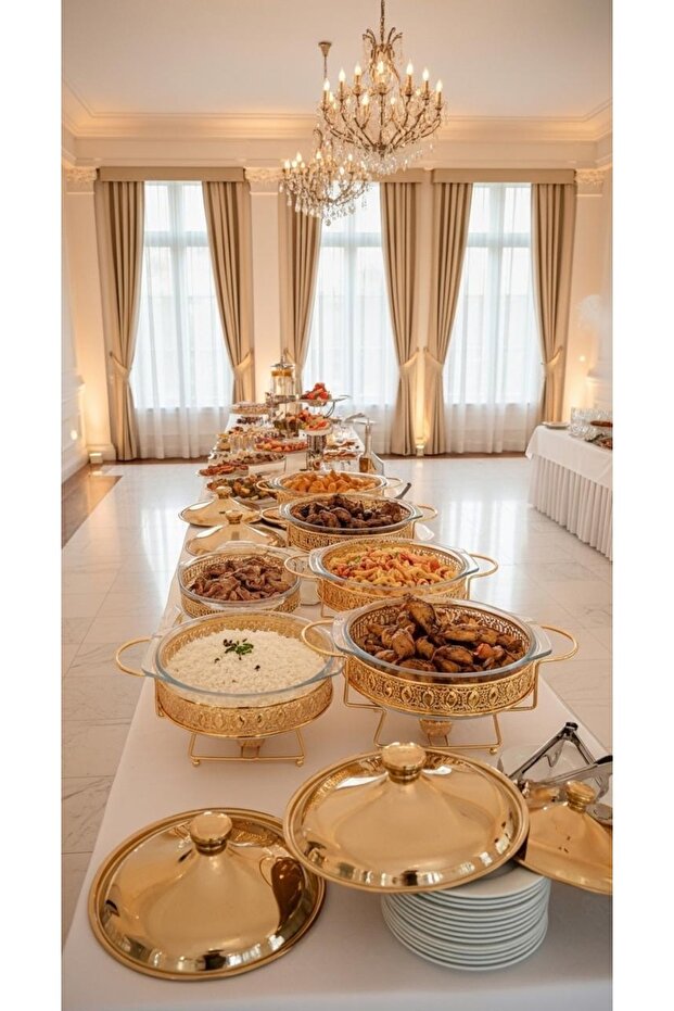 سخان بوفية لتسخين الطعام 2 لتر - 5