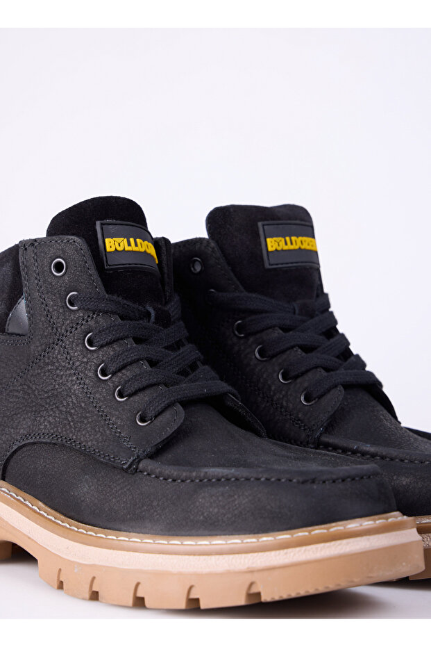 Deri Siyah Erkek Bot BUL-250015 - 5