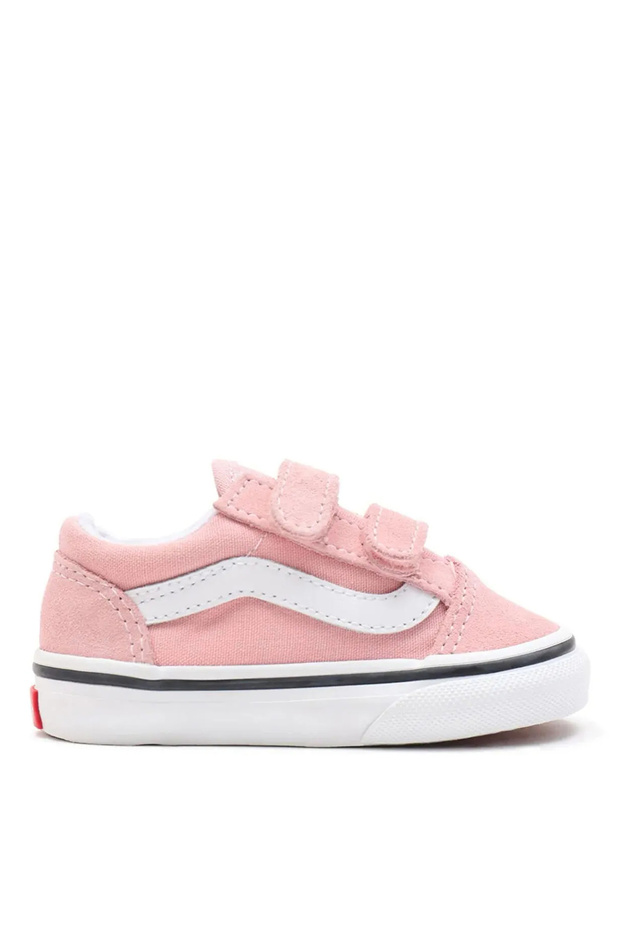 Pembe Kız Bebek Deri Yürüyüş Ayakkabısı VN000D3Y9AL1 TD Old Skool V - 1