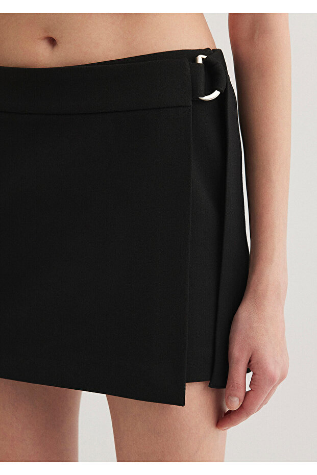 Siyah Şort Etek 1410179-900 - 6