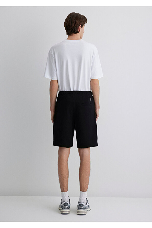 Pro Siyah Örme Şort 066441-900 - 4