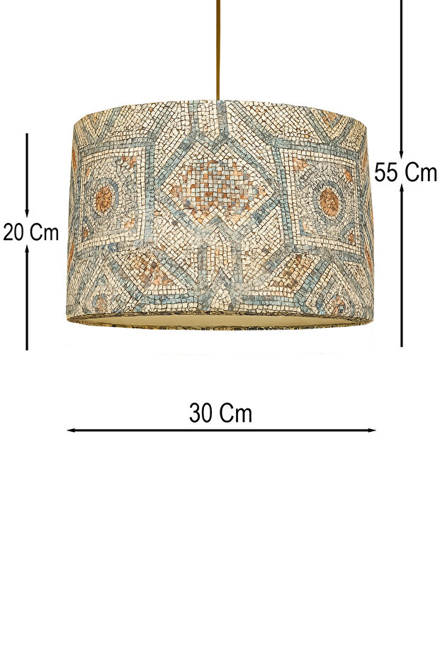 Mosaica Tekli Sarkıt Avize - 2