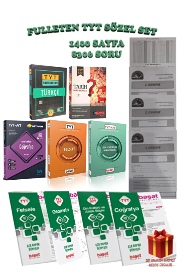 Fulleten Tyt Sözel Set (soru Bankası-yaprak Test-deneme Seti) - 1