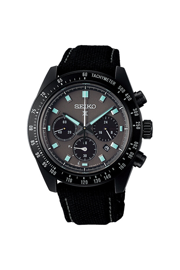 ساعة يد رجالية Prospex Speedtimer Night Vision SSC923P تعمل بالطاقة الشمسية