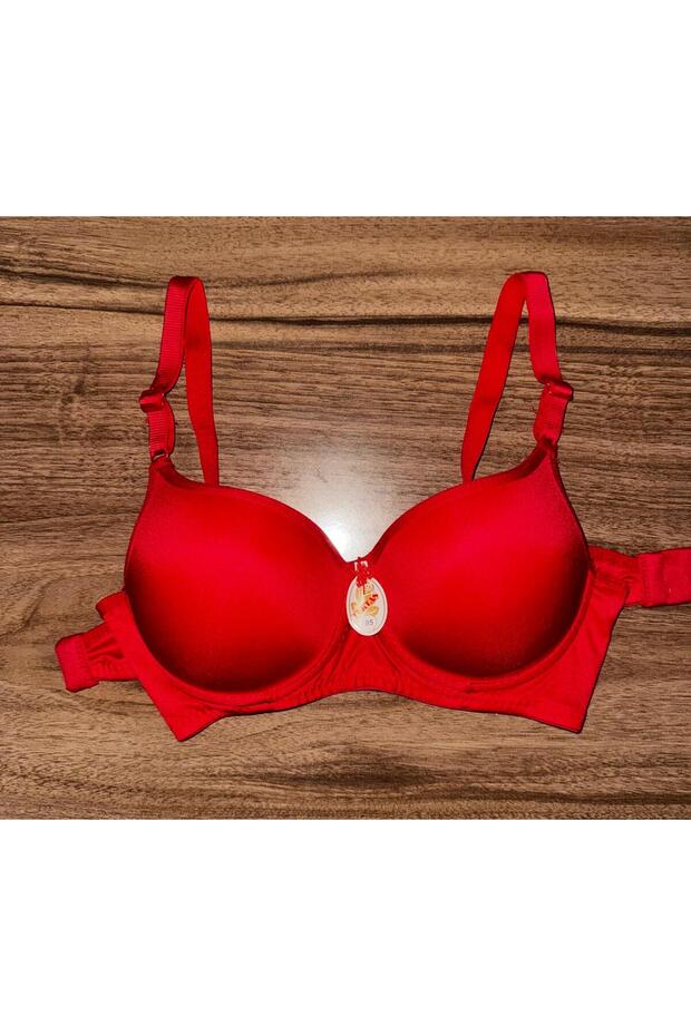 حمالة صدر حمراء مدعومة - 1