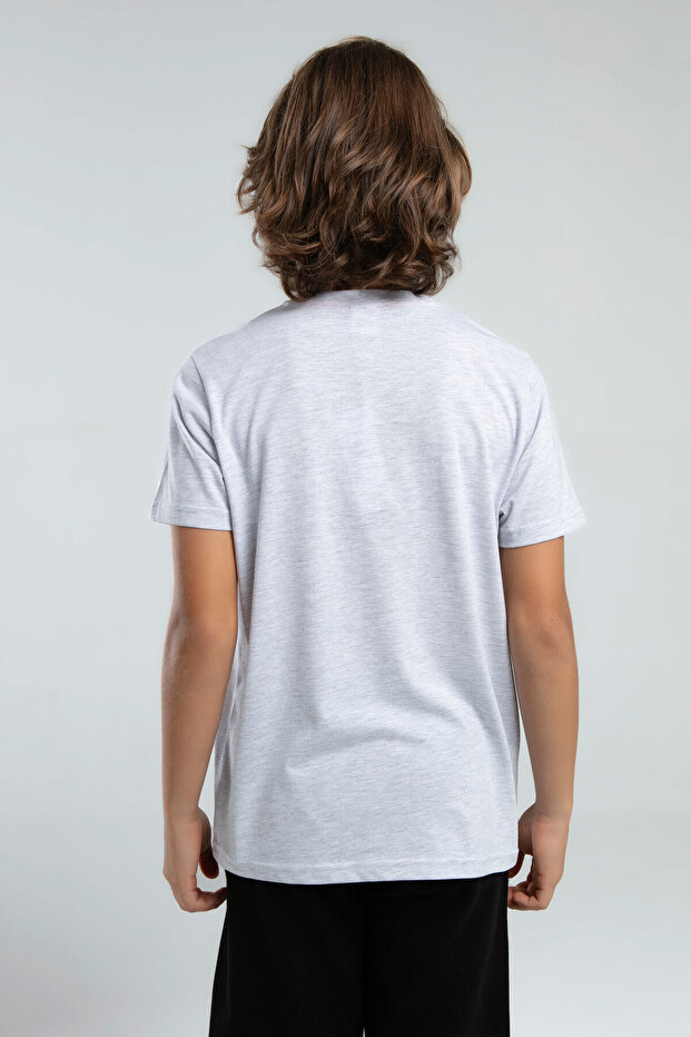 Μπλουζάκι Boy Grey - 4