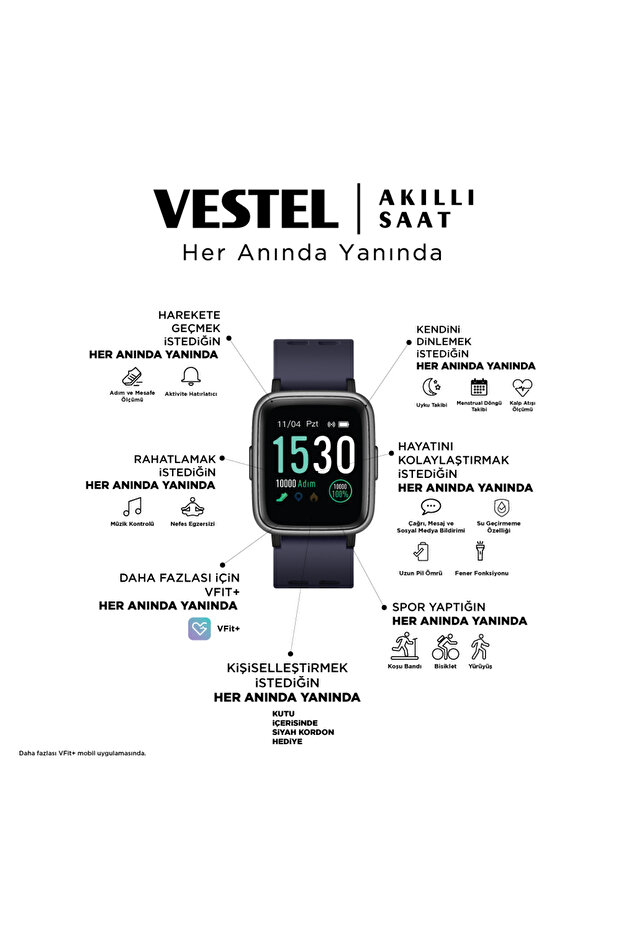 Akıllı Saat Mavi - 6