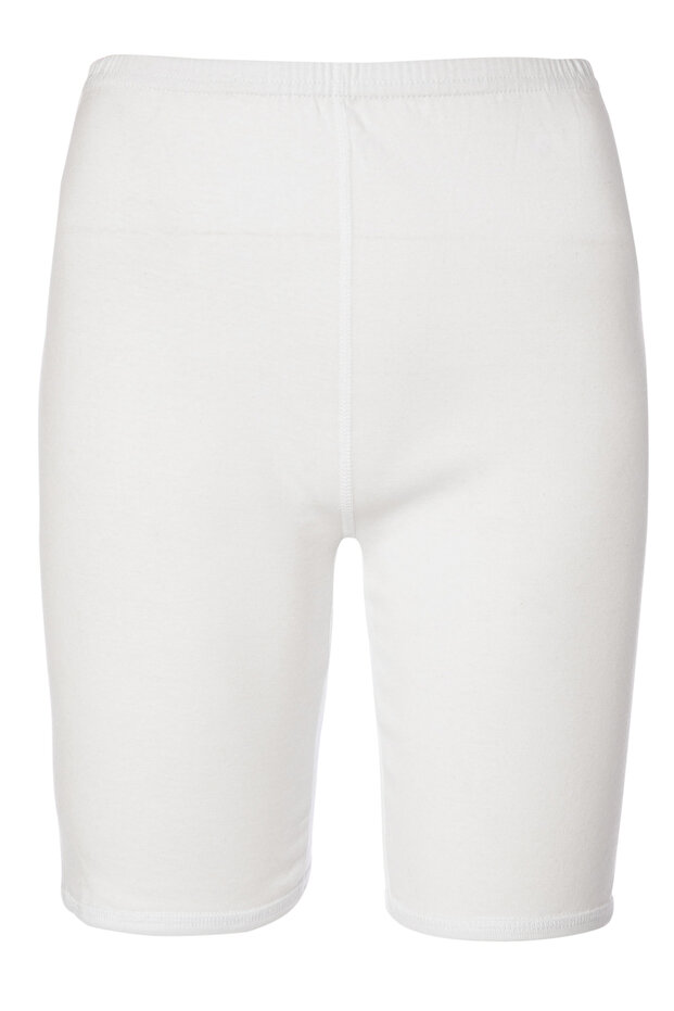 100% Cotton Women's Knee High White Leggings 424