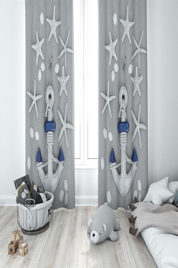 Children's Room 2 Wing Background Curtain Tla-090
