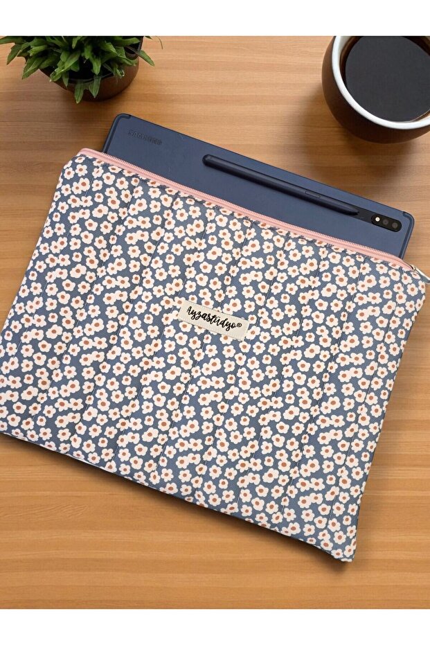 Tiny Floral iPad Tablet Case, 10-12 Inch Compatible - 1