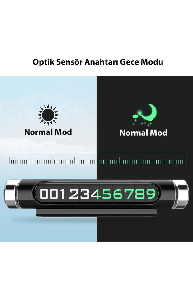 Araba Araç Park Numaratör Telefon Numarası Yazma - 2