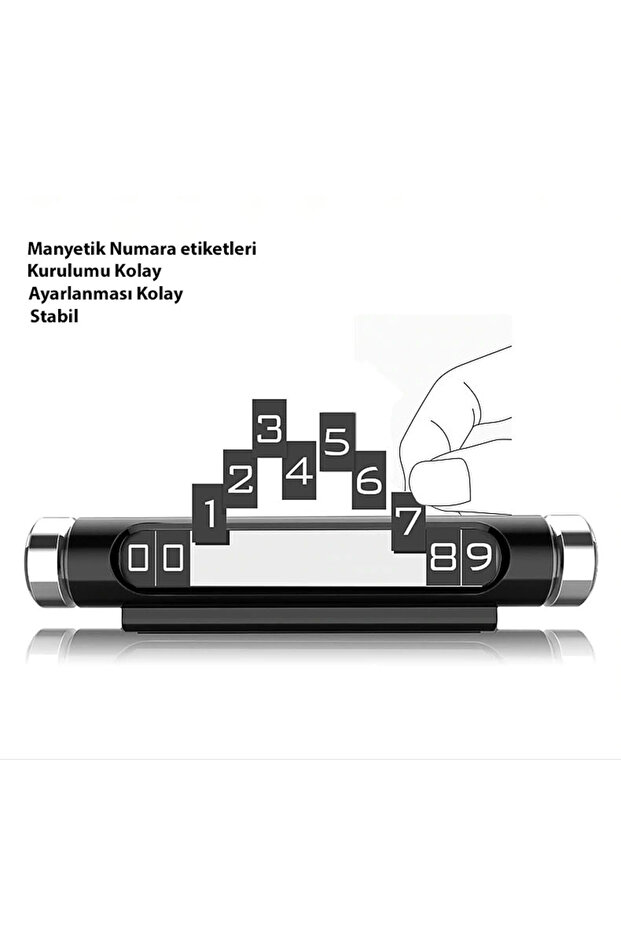 Araba Araç Park Numaratör Telefon Numarası Yazma - 6