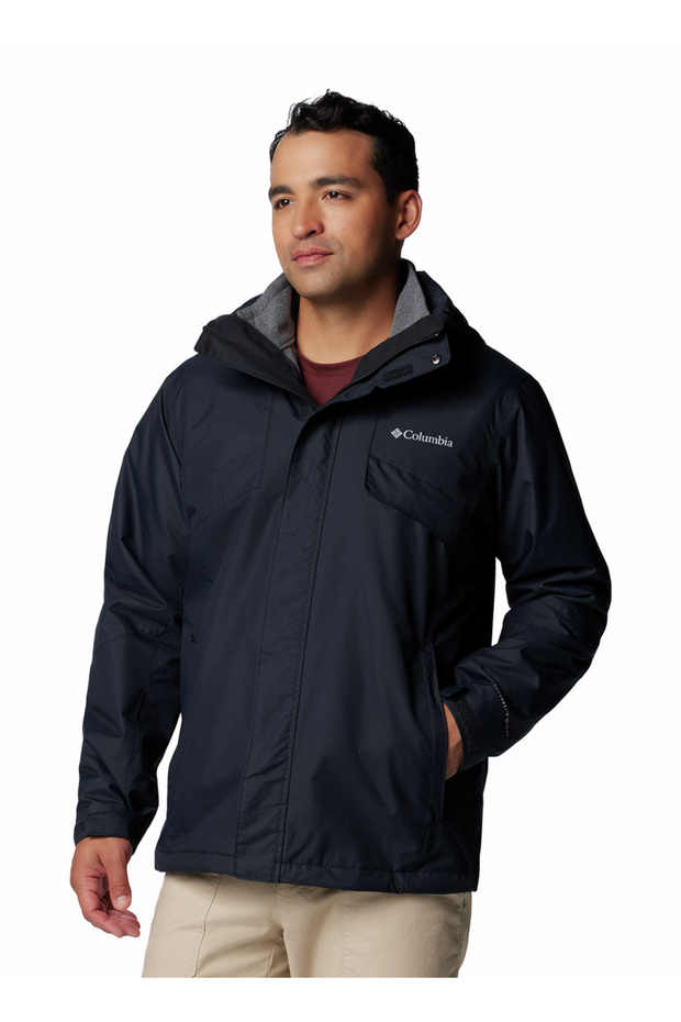 معطف Bugaboo III Fleece Interchange للرجال 3 في 1 باللون الأسود 2096901010_WM8497