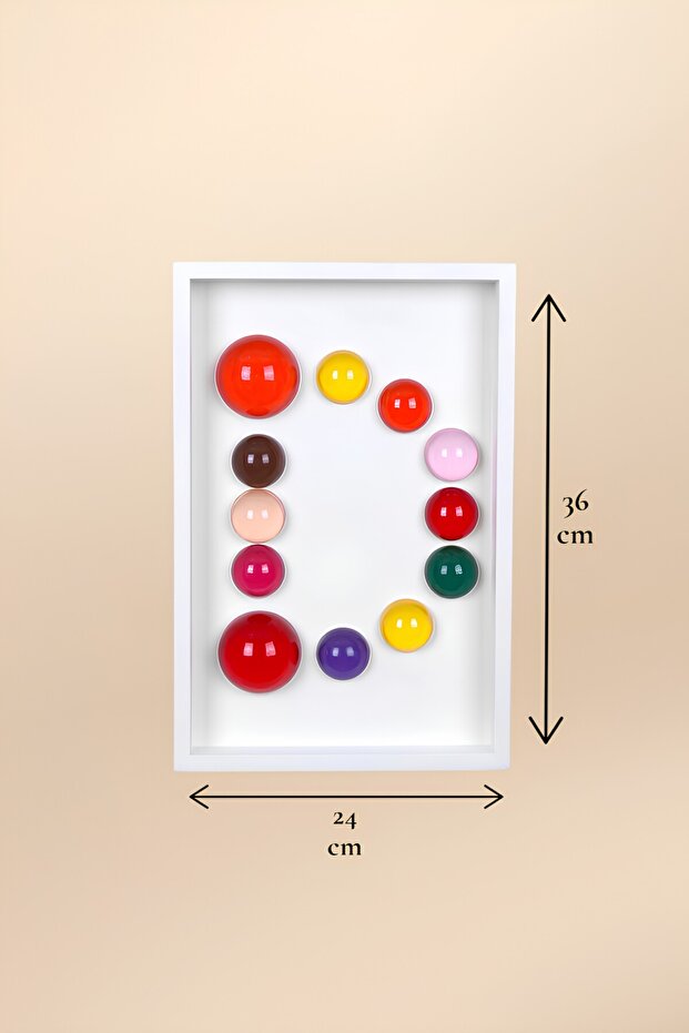 Wallnom Bold - Harf Duvar Tablosu - 7