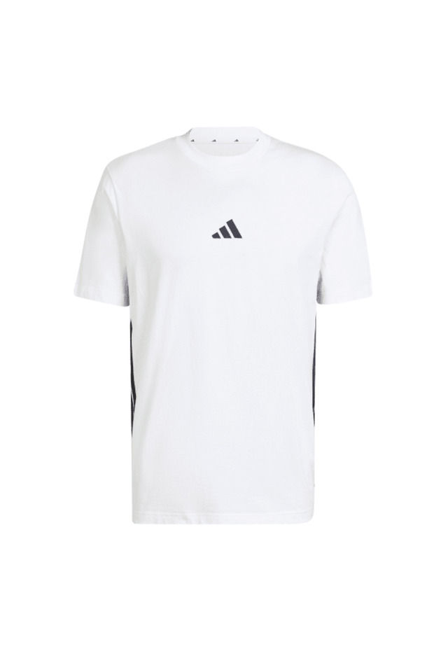 Essentials 3-Stripes Single Jersey Tişört - 2