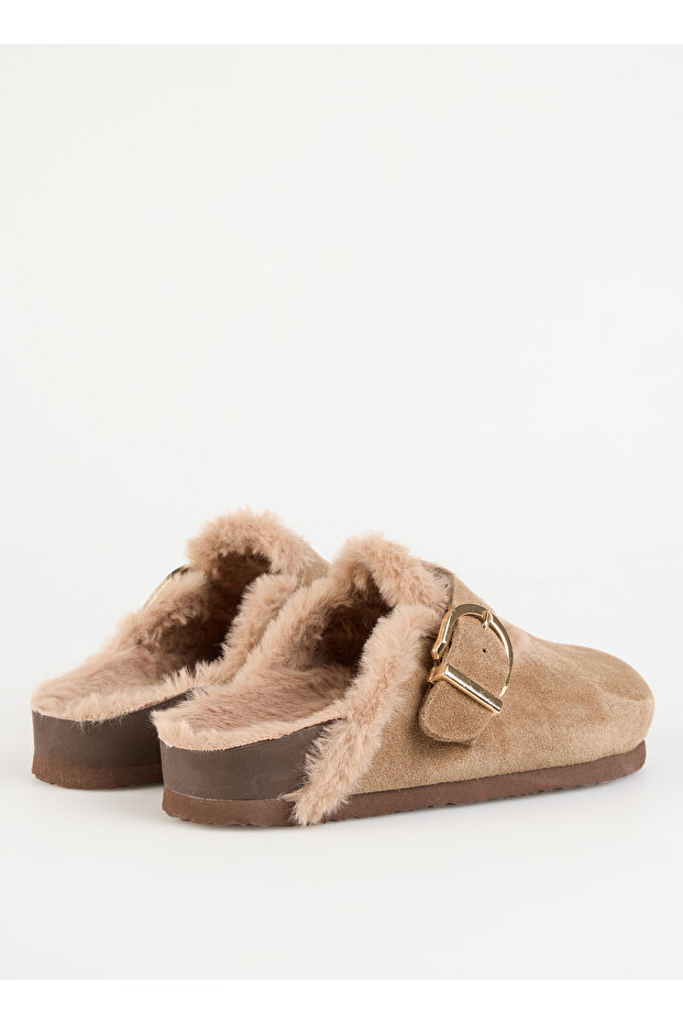 Vizon Kadın Süet Terlik KAYRAN - 3