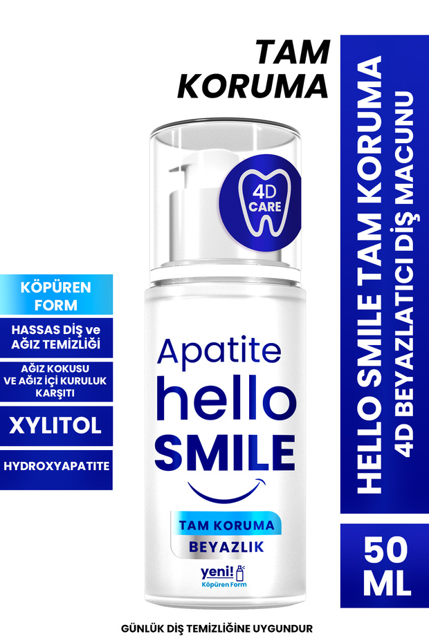 Hello Smile Tam Koruma 4d Beyazlatıcı Diş Macunu 50 ml - 1