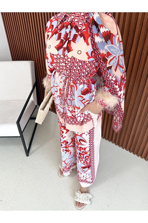 مجموعة الريش المنقوشة 32-2383 - 6